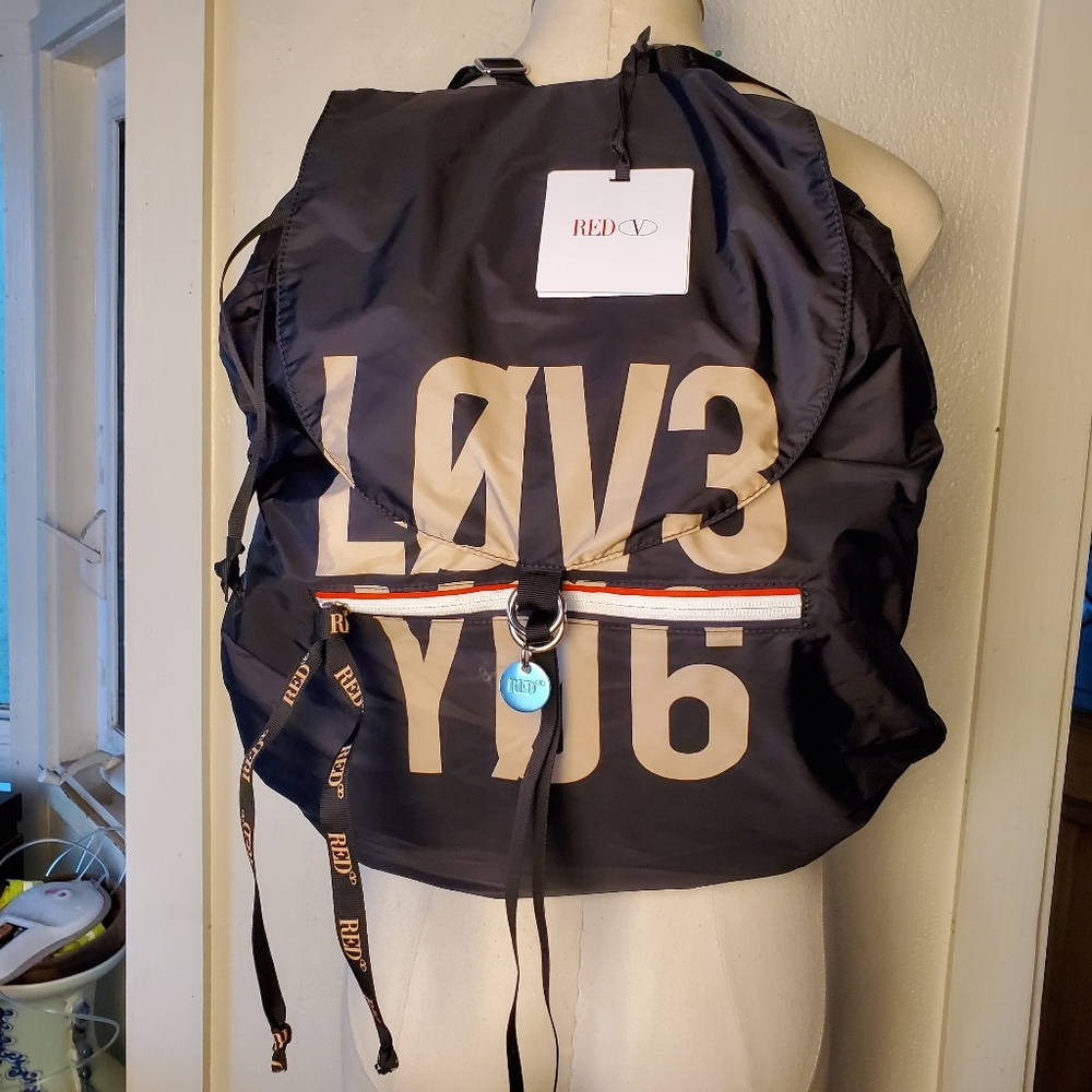 Red Valentino L0V3 Y06 Lightweight Day Backpack